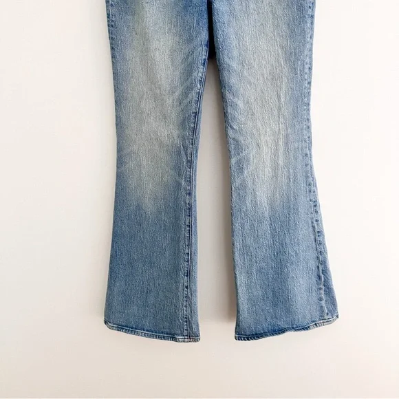 Madewell The Perfect Vintage Flare Leg Jeans | High Rise Medium Wash Denim - Picture 6 of 10